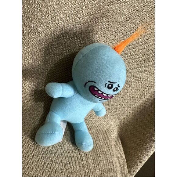 Mr. Meeseeks Plush Rick and Morty Blue Alien 7" Stuffed Animal Toy Factory - Picture 3 of 10